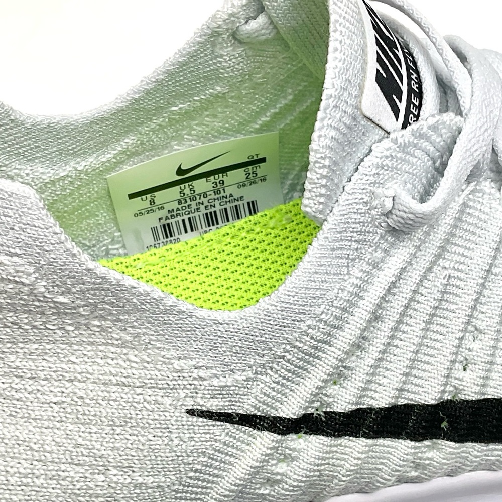 2016 Nike Free RN Flyknit in Platinum Gray - Picture 8 of 10